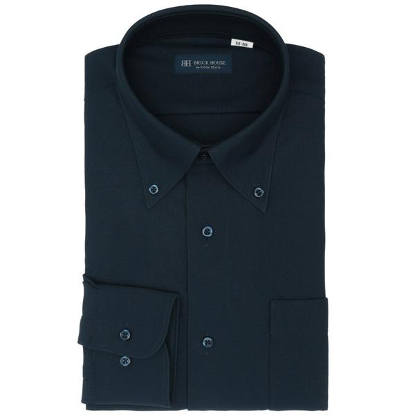 フォーマル シャツ 形態安定ノーアイロン ボタンダウン 長袖ビジネスストレッチビジネスワイシャツ（大...