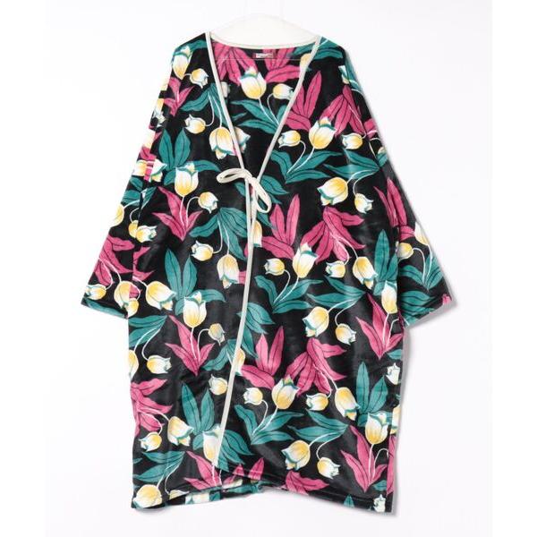 パジャマ ルームウェア 「カヤ」ぬくい長羽織 レディース メンズ