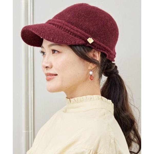 キャップ 帽子 「欧州航路」ラインウールキャップ レディース