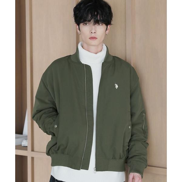 ma1 ma-1 U.S.POLO ASSN.別注 オーバーサイズ中綿ショートMA-1 メンズ レデ...