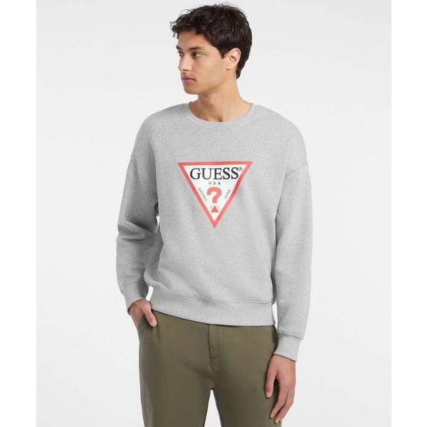 トレーナー スウェット GUESS JEANS Cn Os Iconic Triangle Swea...
