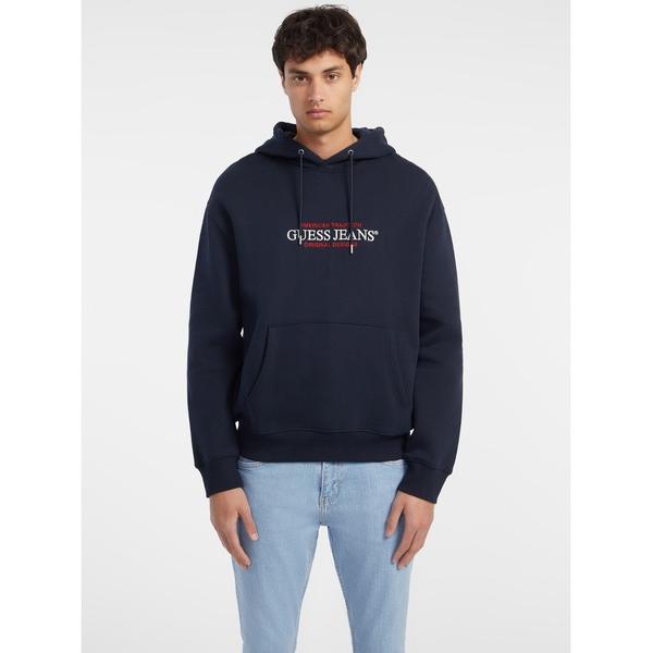 パーカー GUESS JEANS Hood Reg America Trad Sweat パーカー ...