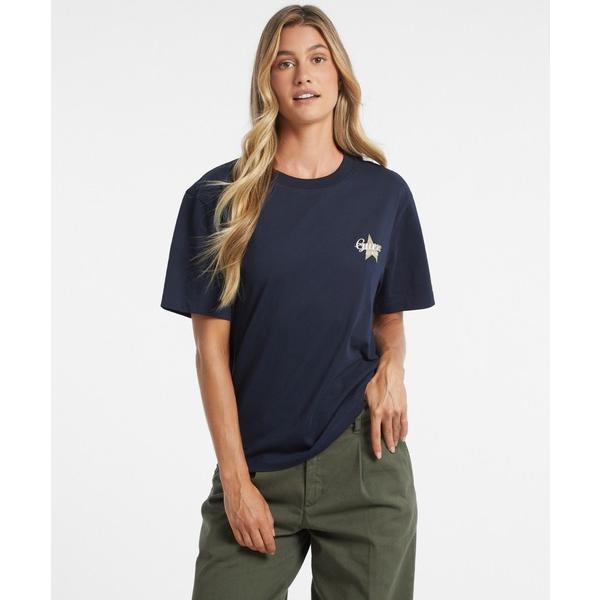 tシャツ GUESS JEANS Ss Cn Os Logo Star Tee 半袖 Tシャツ レデ...