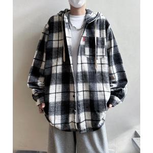 Ombre Check Flannel 　ヒスパーカー　2点セット ANPAS（アンパス） ブルゾン アウター Ombre Check Flannel Full Zip