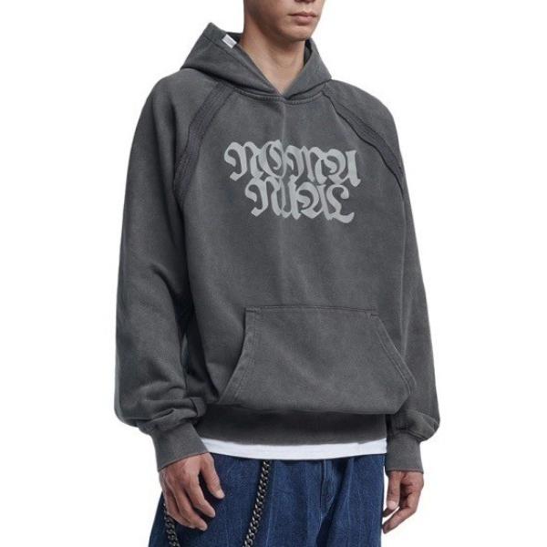 パーカー 「NOMANUAL」R.S RAW EDGE HOODIE / 「ノーマニュアル」ローエッ...