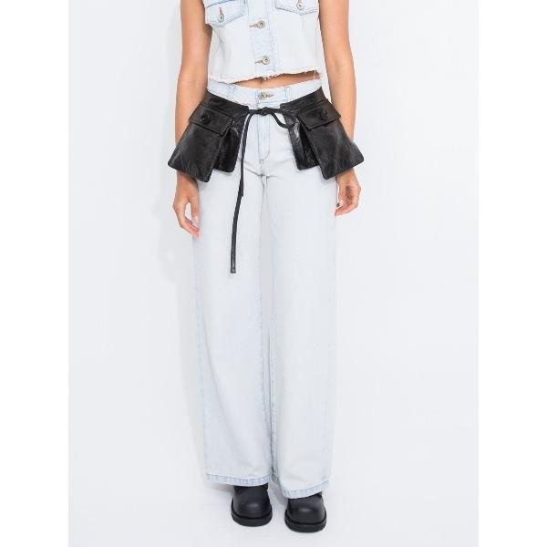 ジーンズ デニム デニムパンツ Denim Cropped Edges Trouser レディース