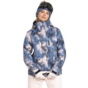 マウンテンパーカー ウインドブレーカー ROXY JETTY NP JK/ロキシー総柄スキースノーボードジャケット レディース