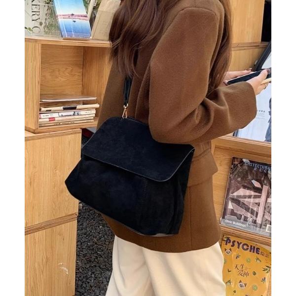 ショルダーバッグ バッグ 大容量 ベルベット ショルダーバッグ レディース
