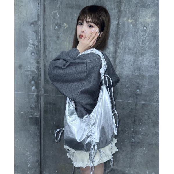 ショルダーバッグ バッグ おさき / シャーリングショルダーバック made in INTER FA...