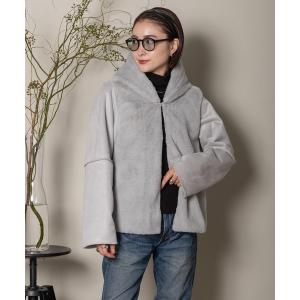 anuans（アニュアンス） ベスト ジレ スタンドカラーファーベスト