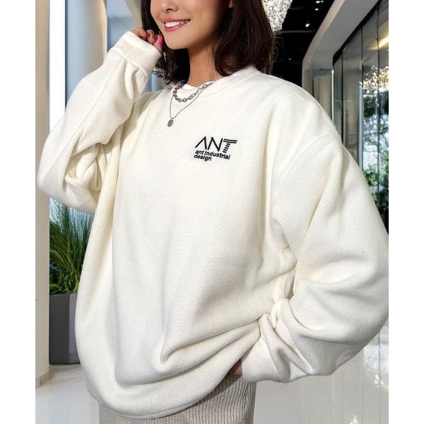 トレーナー スウェット 着やすい ふわふわな肌ざわり あたたか 裏起毛 フリース ワンポイント トレ...