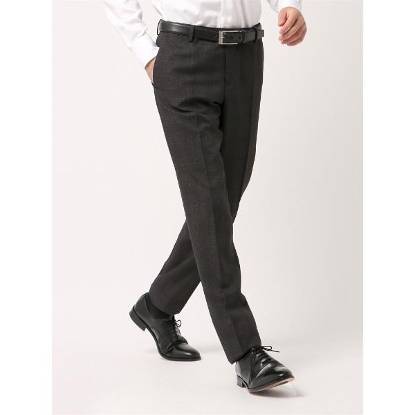 スラックス ＮＯＮＩＲＯＮ　ポリエステル　２ｗａｙＳｔｒｅｔｃｈ　グレンチェック　ＲＳ０５ メンズ