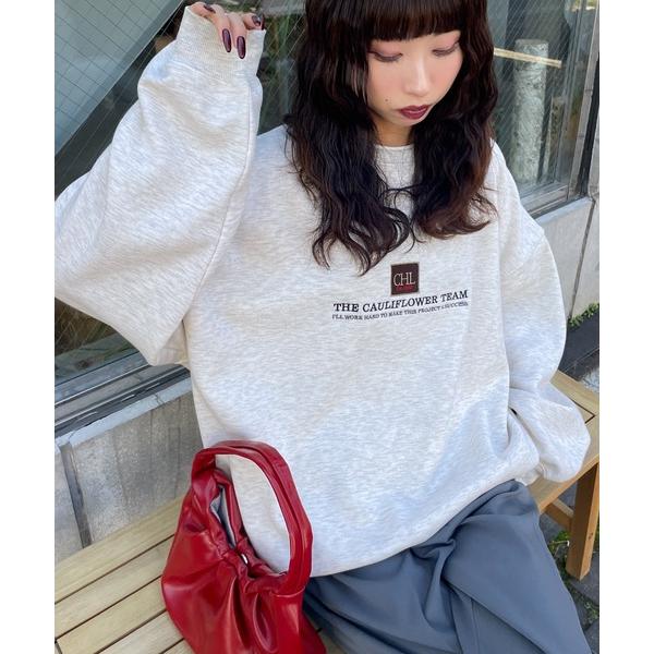 トレーナー スウェット ヴィンテージ刺繍スウェット レディース