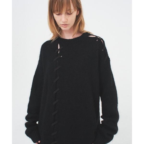 ニット セーター 「soduk」bridge knit レディース