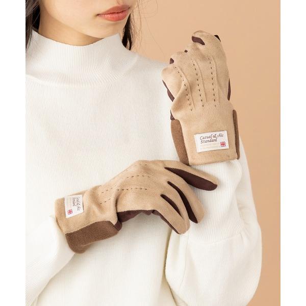 手袋 「SETUP7」スマホ対応 フェイクスエード 裏ボア レディース手袋 WINGI レディース