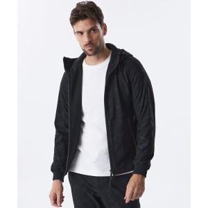 【新品未使用】エポカウォモ フードブルゾンL EPOCA UOMO（エポカ ウォモ） ブルゾン アウター ランダムパイルパーカ