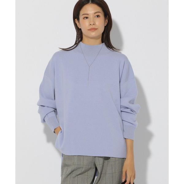 ニット セーター 濃密なめらかモックネックプルオーバー/134016 レディース