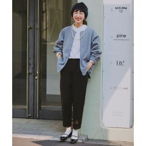 パンツ 「みんなのリクエストパンツ」柔らかストレッチテーパード「プチ・プラス・トールサイズあり」 レディース