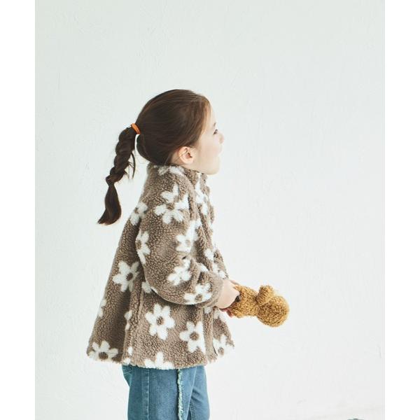 ブルゾン アウター ボア ペプラム ガールズブルゾン キッズ 子供服 女の子