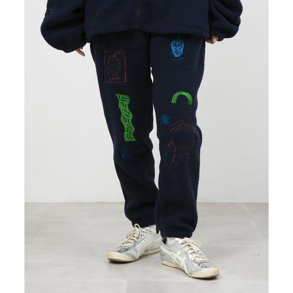 スウェットパンツ ジャージ ”FRUIT” norahi ボアパンツ レディース メンズ