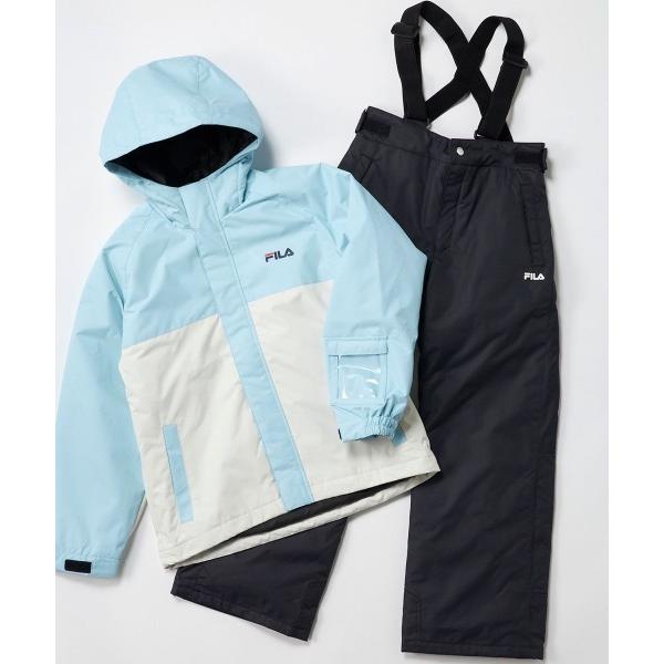 「FILA/フィラ」キッズスノーウェア上下セット　スキー　スノボー