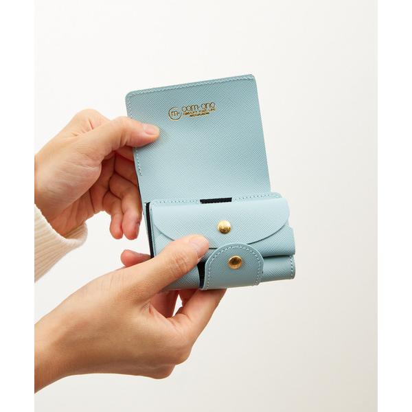 財布 com-ono コモノ / ジャーナル レザーコンパクトウォレット ミニウォレット 極小サイズ...