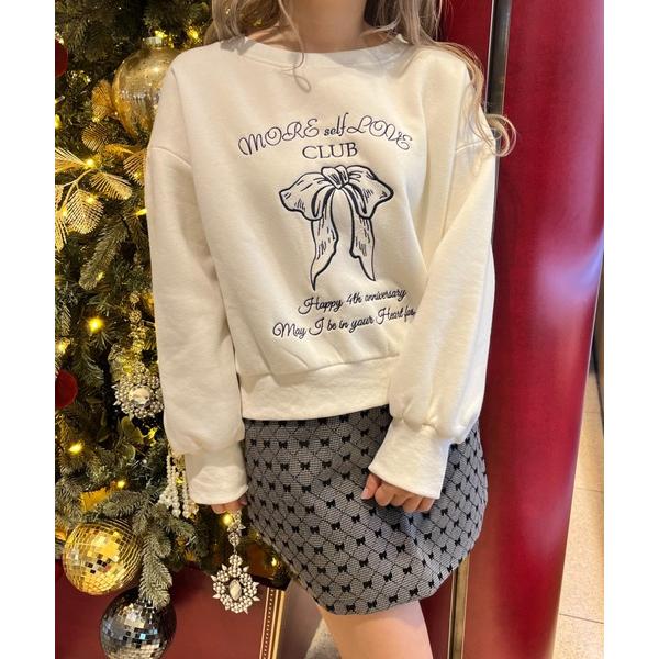 トレーナー スウェット MORE self LOVE CLUB  SWEAT レディース