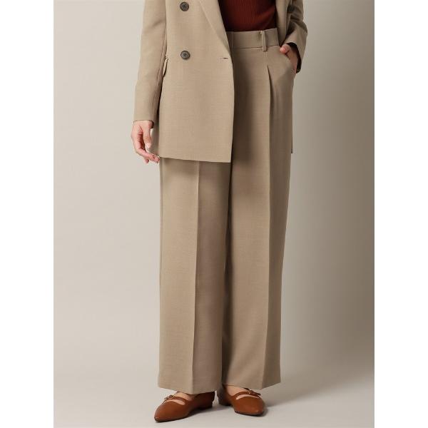 セレモニースーツ スラックス パンツ タックワイドパンツ ウォッシャブル ストレッチ リッチトロピカ...