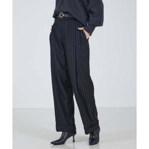 パンツ 「セットアップ対応」ウールサキソニーマッキンパンツ レディース