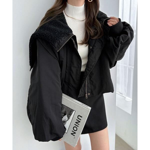 ブルゾン アウター ショート丈N2-B中綿ダウンフライトジャケット レディース