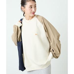 トレーナー スウェット 限定展開　KELTY×FREAK'S STORE/ケルティ　別注 異素材 ラグラン 切り替え スウェット レディース