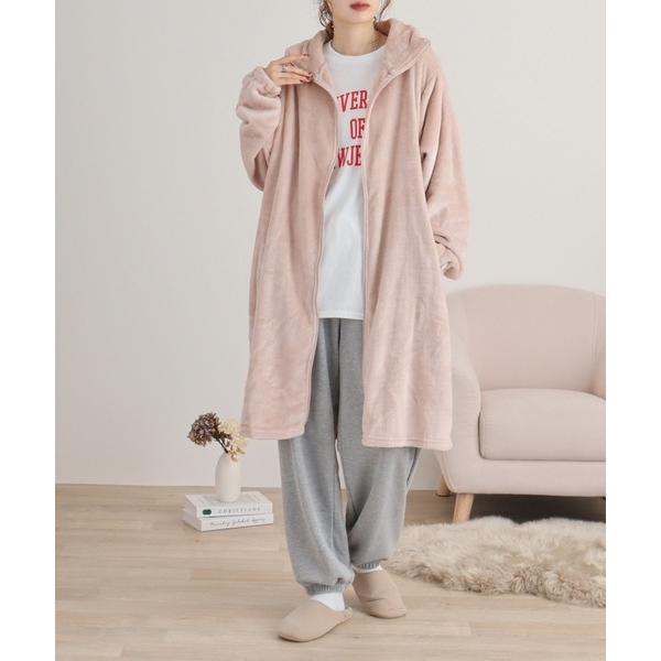 ガウン ニューマイヤー指穴付きジップアップローブ レディース メンズ