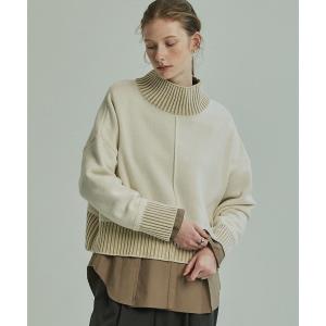 ニット セーター エアウールショートニット レディース