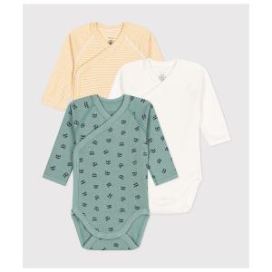 ベビー服 ロンパース 長袖合わせボディ３枚組の買取情報