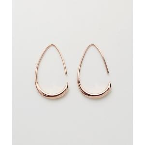 つけっぱなし サージカルステンレス アレルギー対応 ピアス 「 金属アレルギー対応 」 シズクフープピアス（両耳用）サージカルステンレス レディース