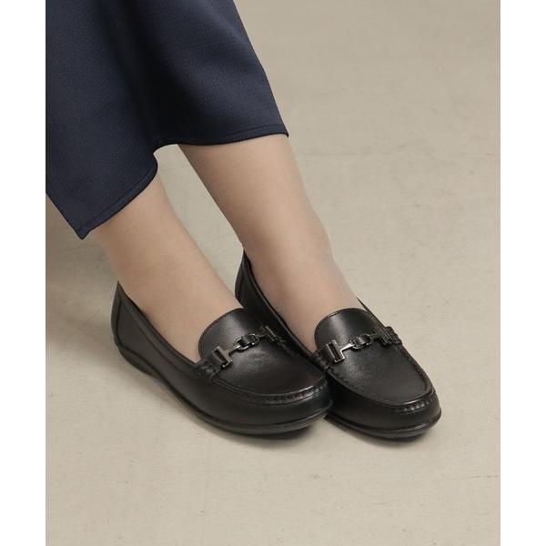 スリッポン アールドット S04C ビット付きフラットシューズ レディース