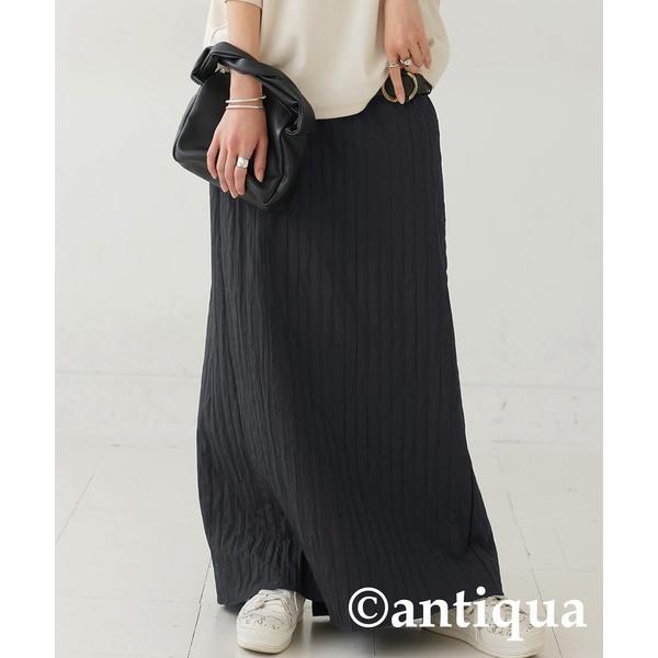 スカート ストライプシワスカート