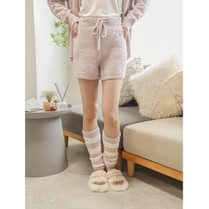 パジャマ ルームウェア 「ルームウェア」ロゴ入りもこもこショートパンツ レディース