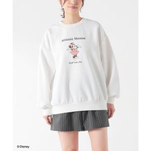 トレーナー スウェット 「ハニぽか」ディズニー／ゆるトップス レディース