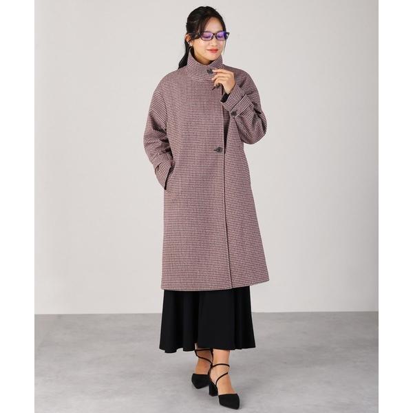 コート アウター 「Filomo」ロングコート冬 スタンドカラーコート 洗える レディース