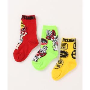 HYSTERIC MINI（ヒステリックミニ） 靴下 TAGGING MINI 3P ソックス