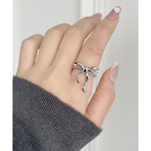 指輪 リング ロング ナロー リボンリング-long narrow ribbon ring- レディース