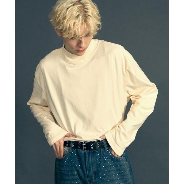 セーター ニット High neck oversized fleece inner top / ハイ...