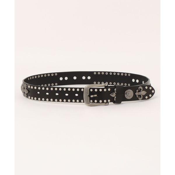 ベルト レザースタッズベルト レディース メンズ