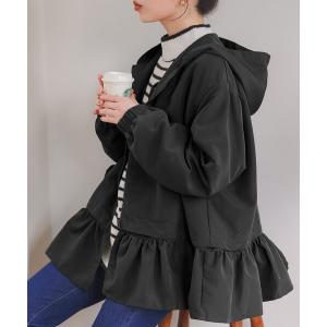 DONOBAN（ドノバン） パーカー 撥水フリルパーカー レディース