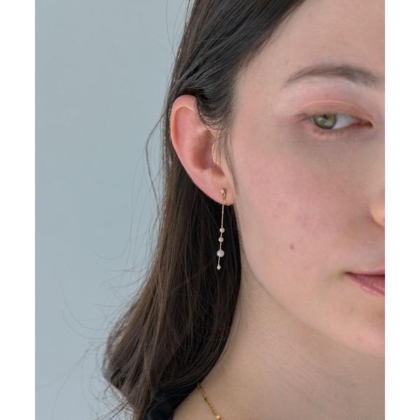 イヤリング 「金属アレルギー対応」「痛くないシリーズ」ドリッピングパールライトフィットイヤリング レ...