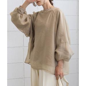 トレーナー スウェット シアーレイヤード裏毛スウェット レディース