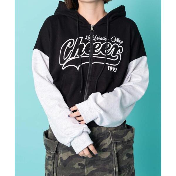 パーカー チアロゴWジップパーカー レディース