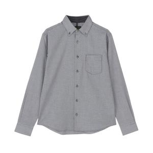 ポロシャツ デザインカジュアル長袖シャツ ボタンダウン メンズ