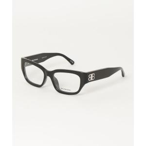 伊達メガネ メガネ 眼鏡 「BALENCIAGA/バレンシアガ」スクエア メガネ BB0364OA 001 レディース メンズ